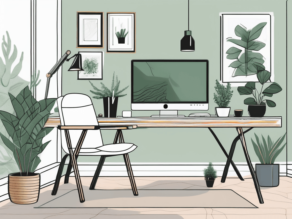 Modern office setup